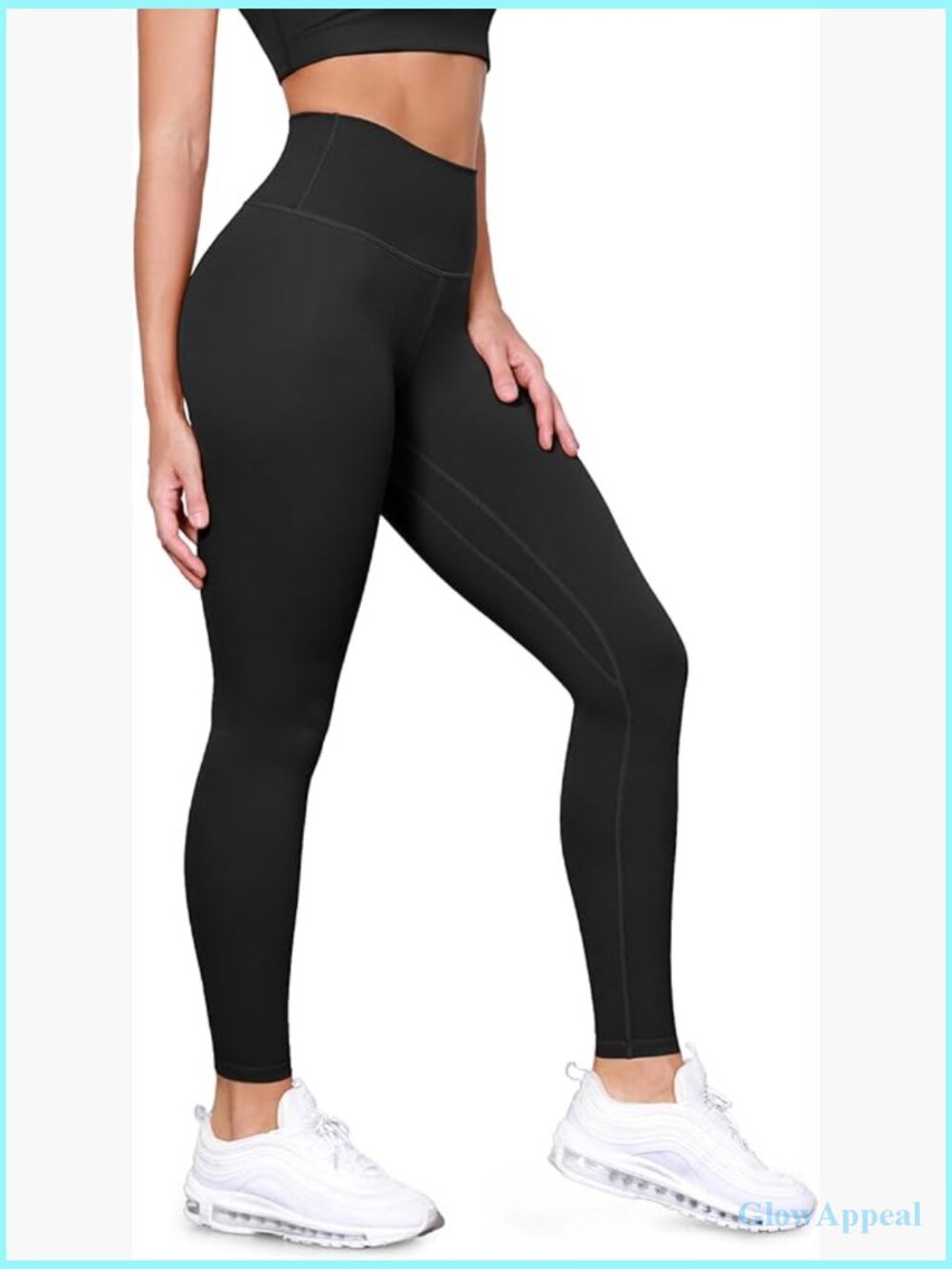 Tummy Control High Waist Compression Leggings 28" Workout Yoga Pants